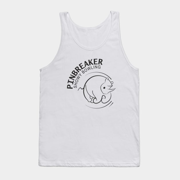 Pinbreaker - Showy Bowling (black) Tank Top by aceofspace